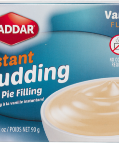 Pudding Instant Vanilla 3.2Oz Haddar