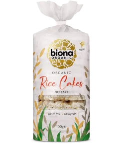 Biona Gluten Free Organic Rice Cakes No Salt 100g