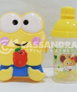 YELLOW BEE LIKE  LUNCHBOX SET WITH CONTAINER AND BOTTLE