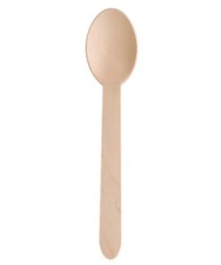 PAC TRADING WOODEN TEASPOON 100PC