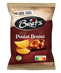 Brets Braised Chicken Crisps 125g
