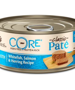 Wellness CORE Grain Free Salmon, Whitefish & Herring Pâté Canned Food for Adult Cats - 5.5oz